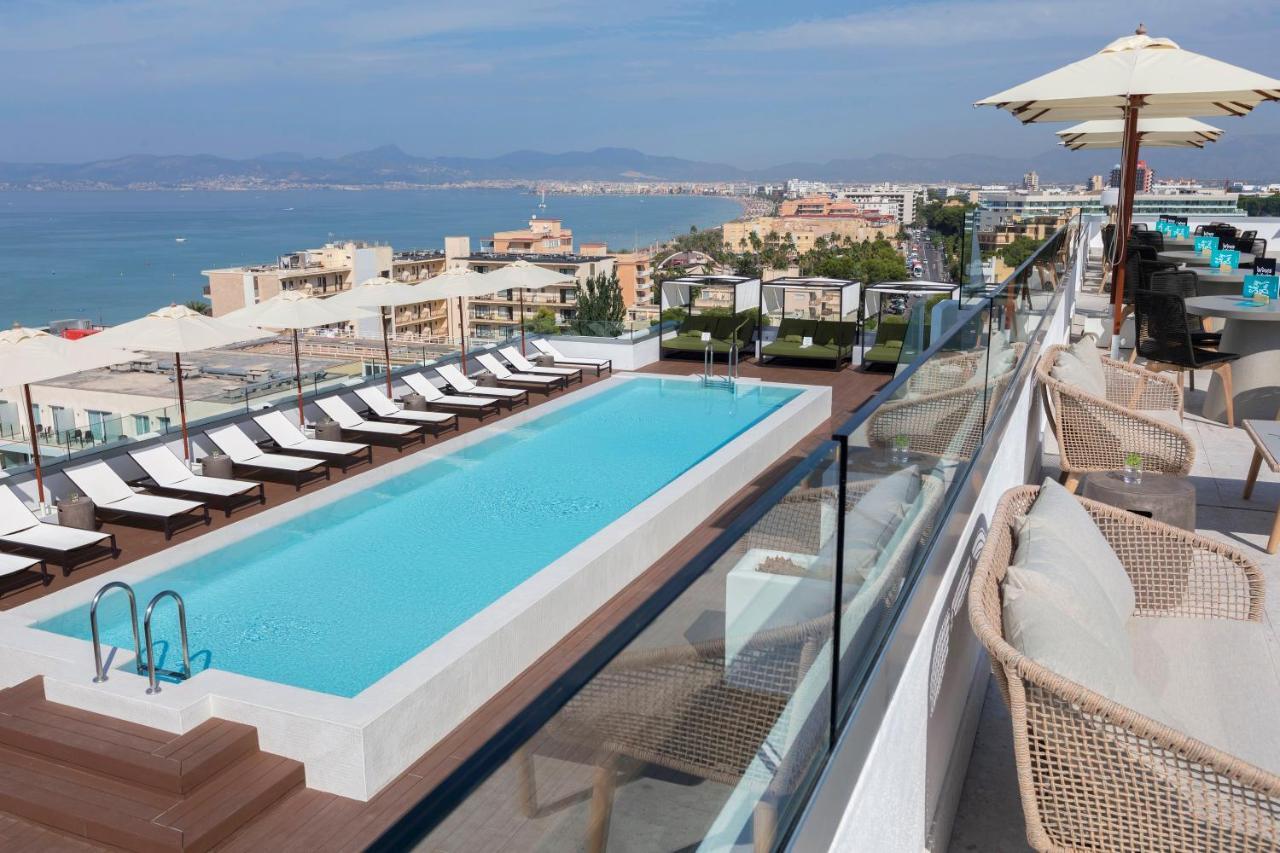 Hm Ayron Park - Adults Only Hotel Playa de Palma  Bagian luar foto Rooftop pool at the hotel